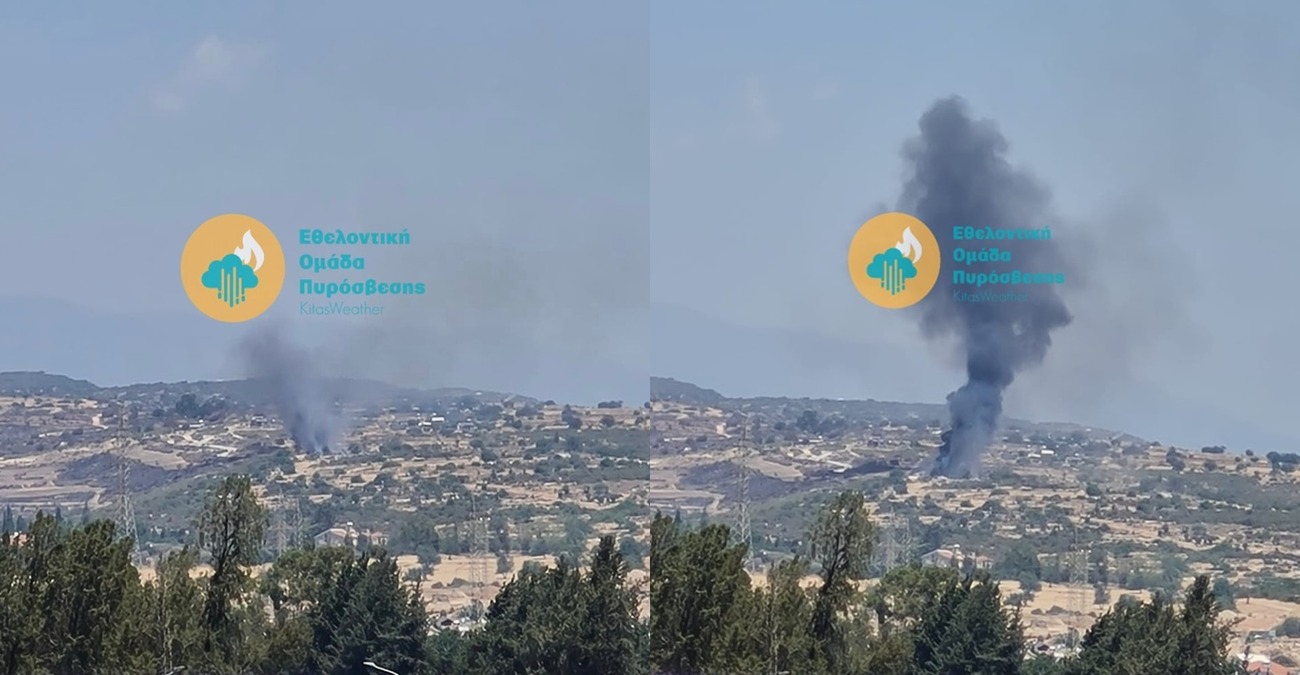 Σε κινητοποίηση οι Αρχές: Ξέσπασε πυρκαγιά πίσω από το Γενικό Νοσοκομείο Λεμεσού - Δείτε φωτογραφίες