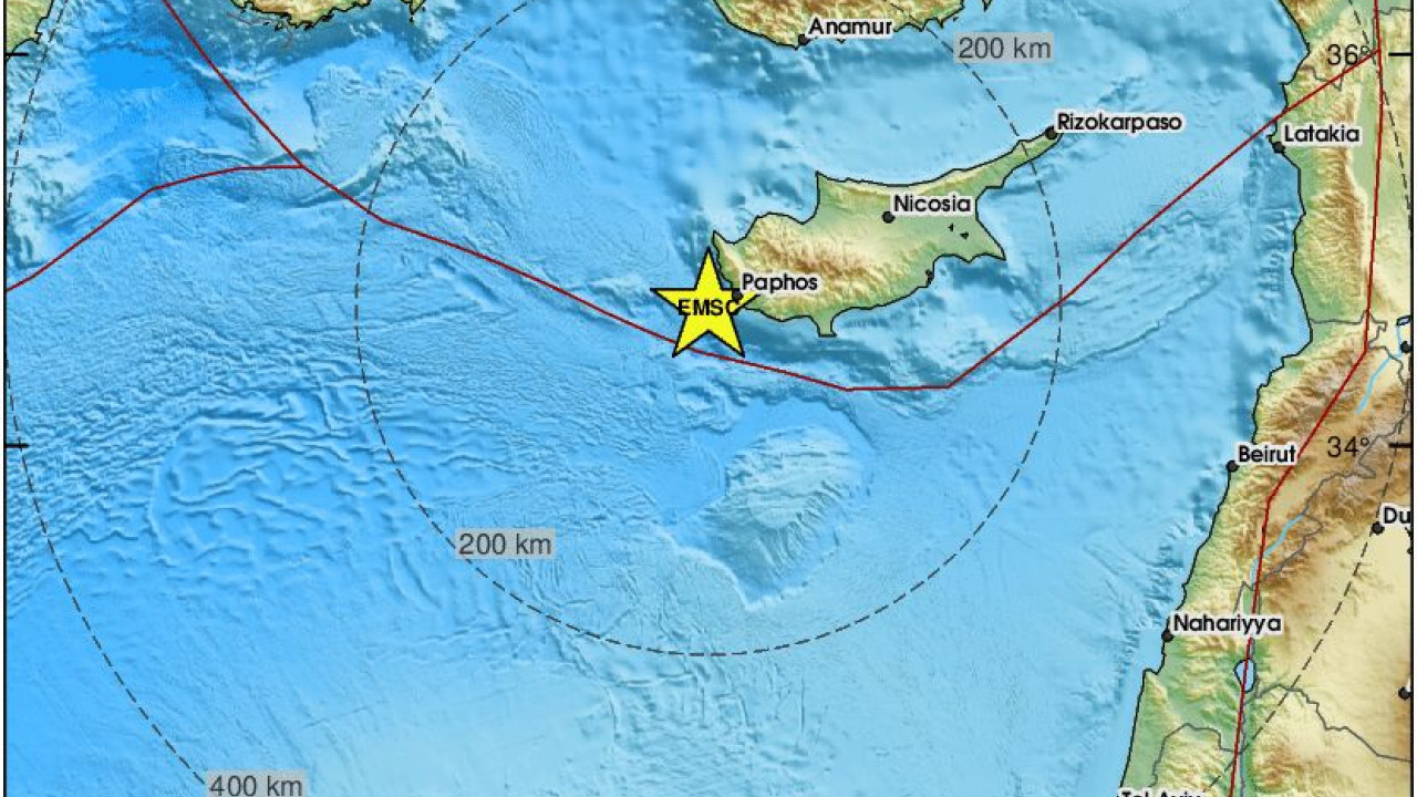 Ακολούθησαν δύο μετασεισμοί - Εντάσσεται στην φυσιολογική σεισμική δραστηριότητα της Κύπρου